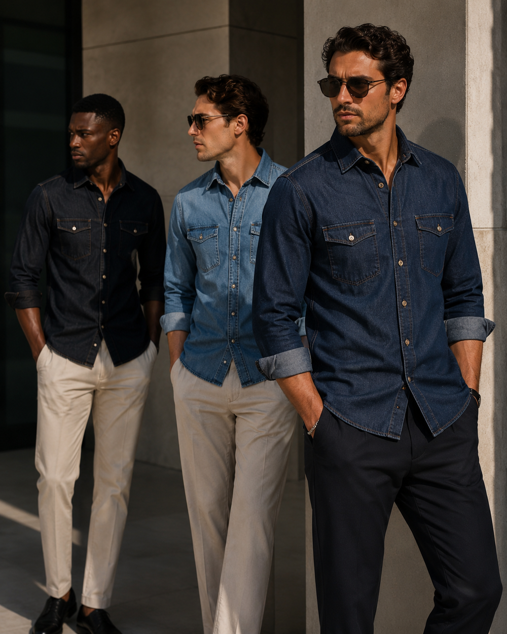 Men Denim Shirts
