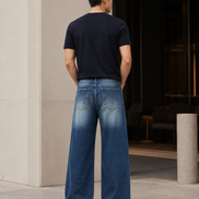 Men’s Washed Casual Denim