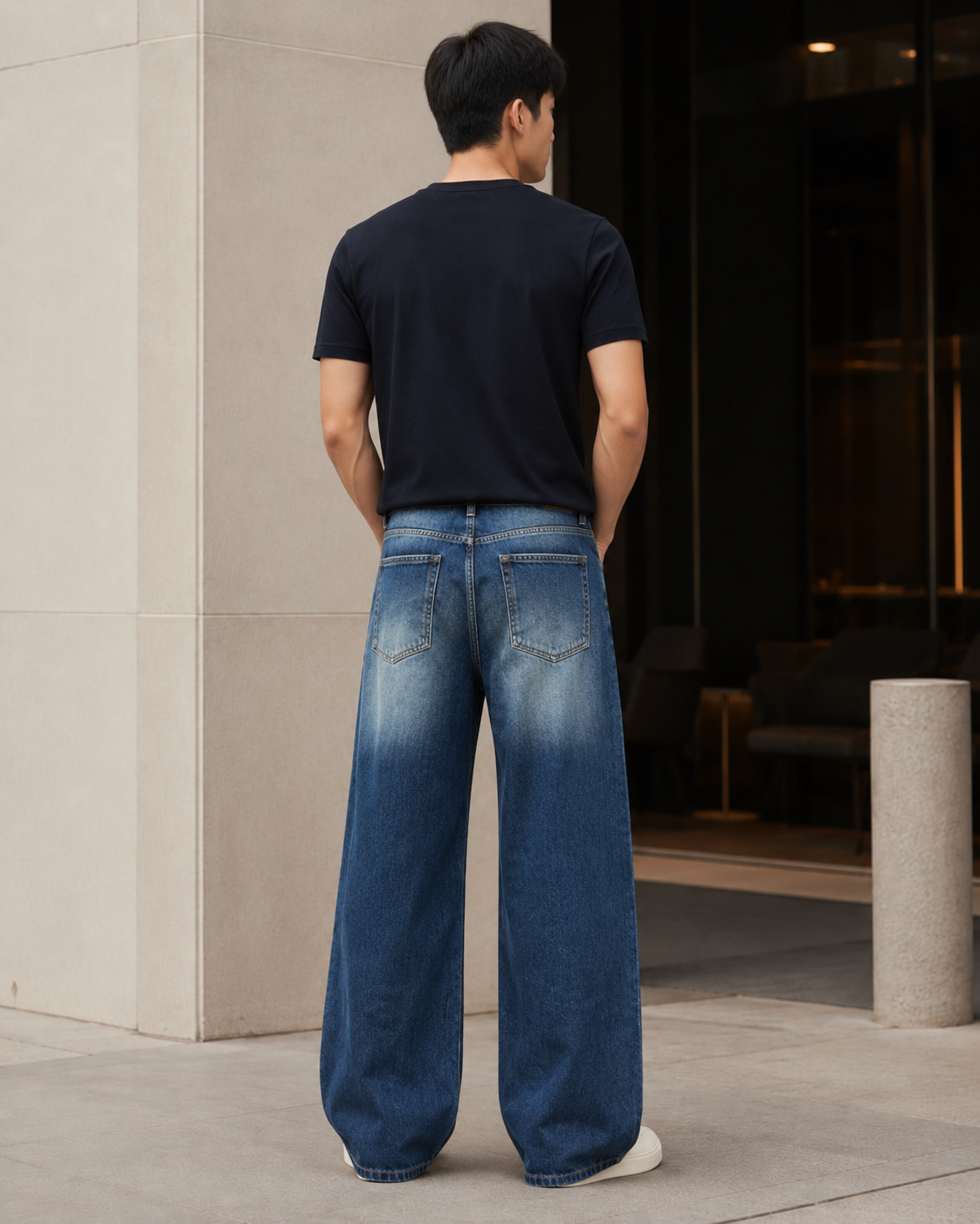 Men’s Washed Casual Denim
