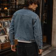 Men’s Washed Retro Denim Jacket