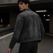 Men’s Deconstructed Street Denim Jacket