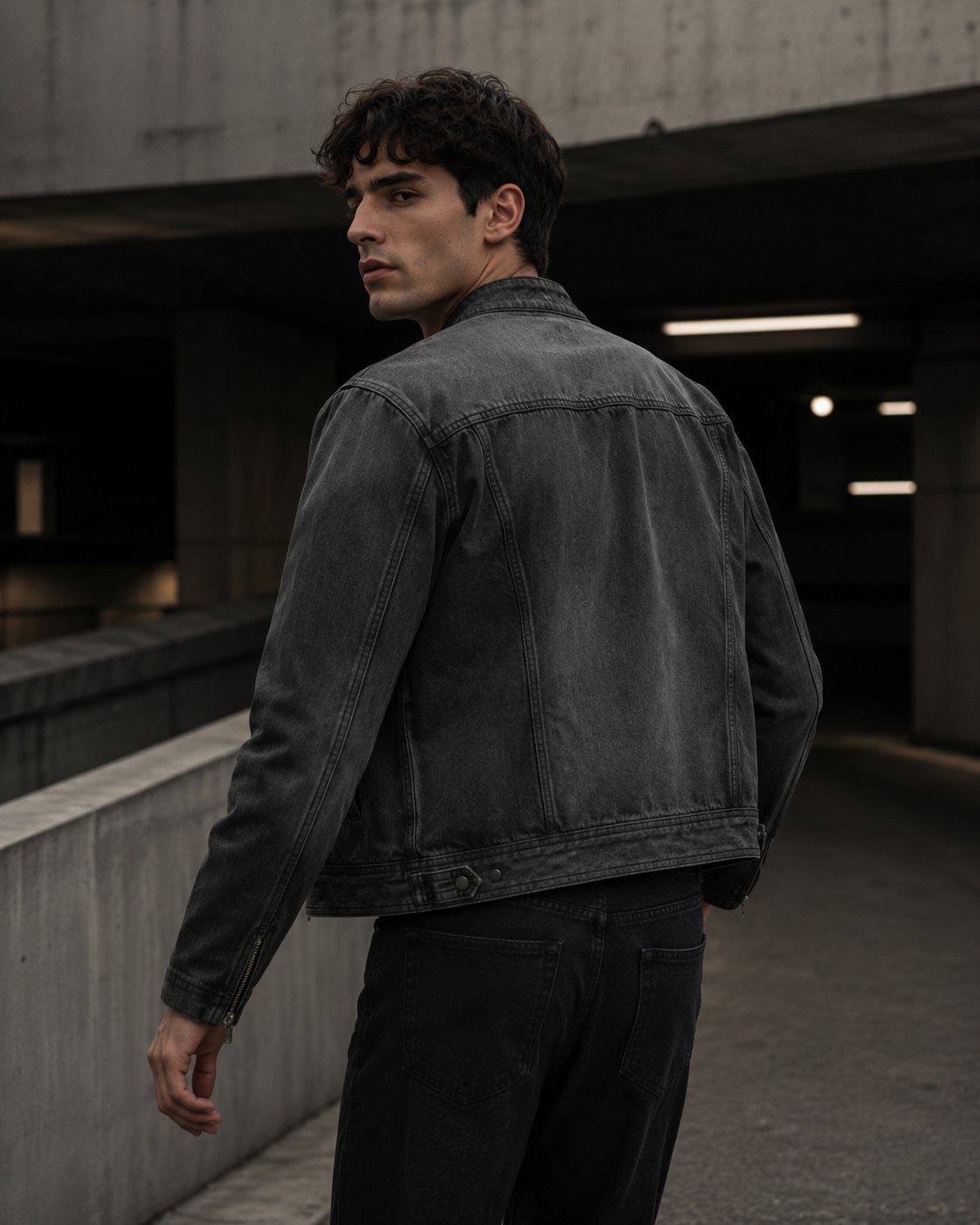 Men’s Deconstructed Street Denim Jacket