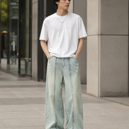Men’s Relaxed Panel Denim