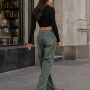 Women’s Straight Washed Denim