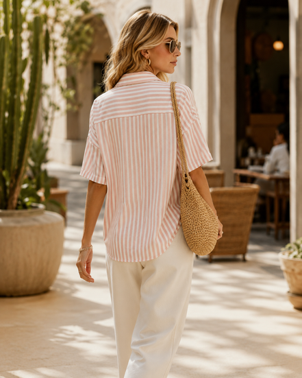 Women’s Casual Stripped Shirt