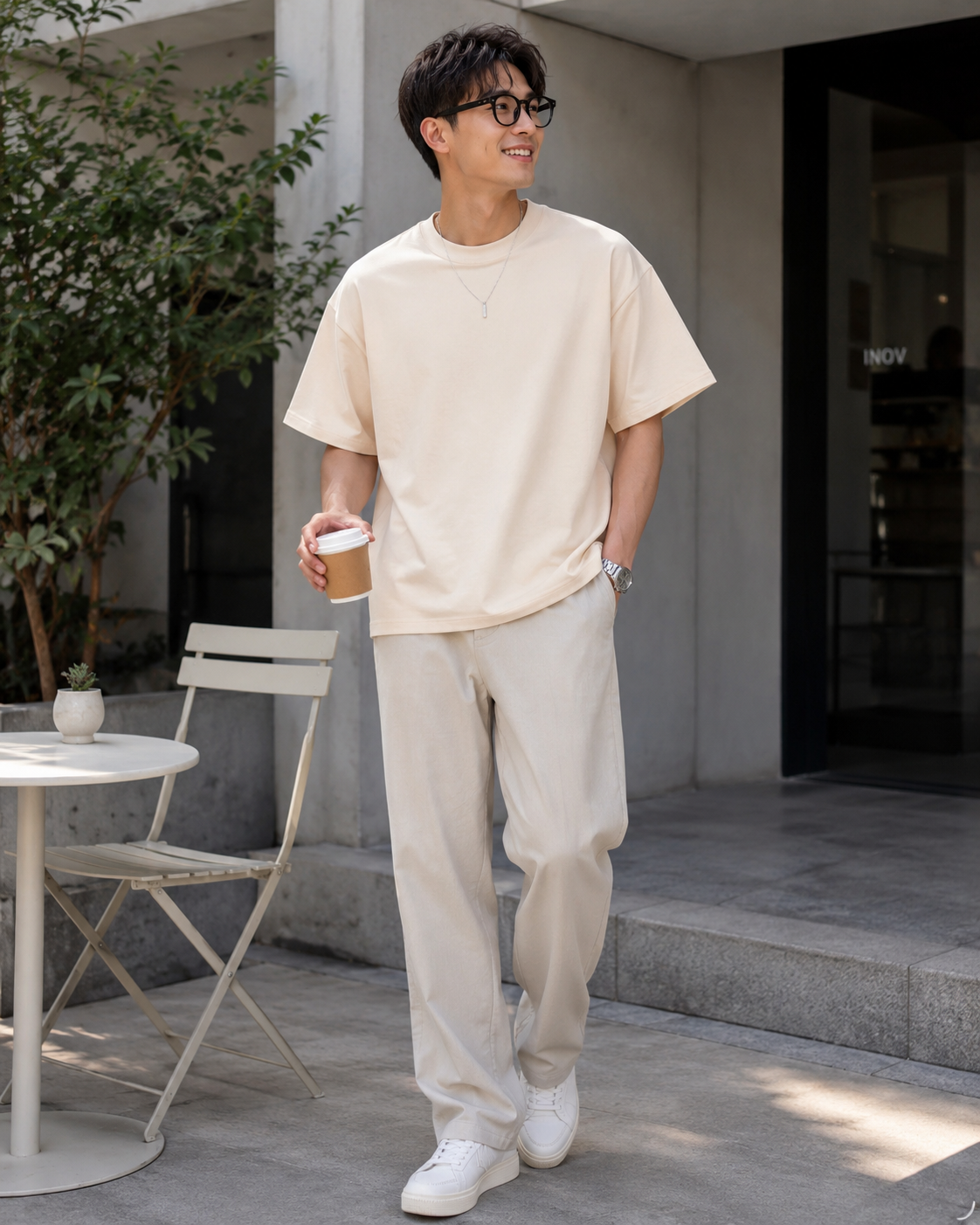 Men’s Boxy Drop-Shoulder T-Shirt