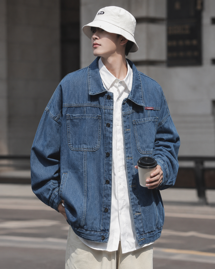 Men’s Retro Relaxed Denim Jacket