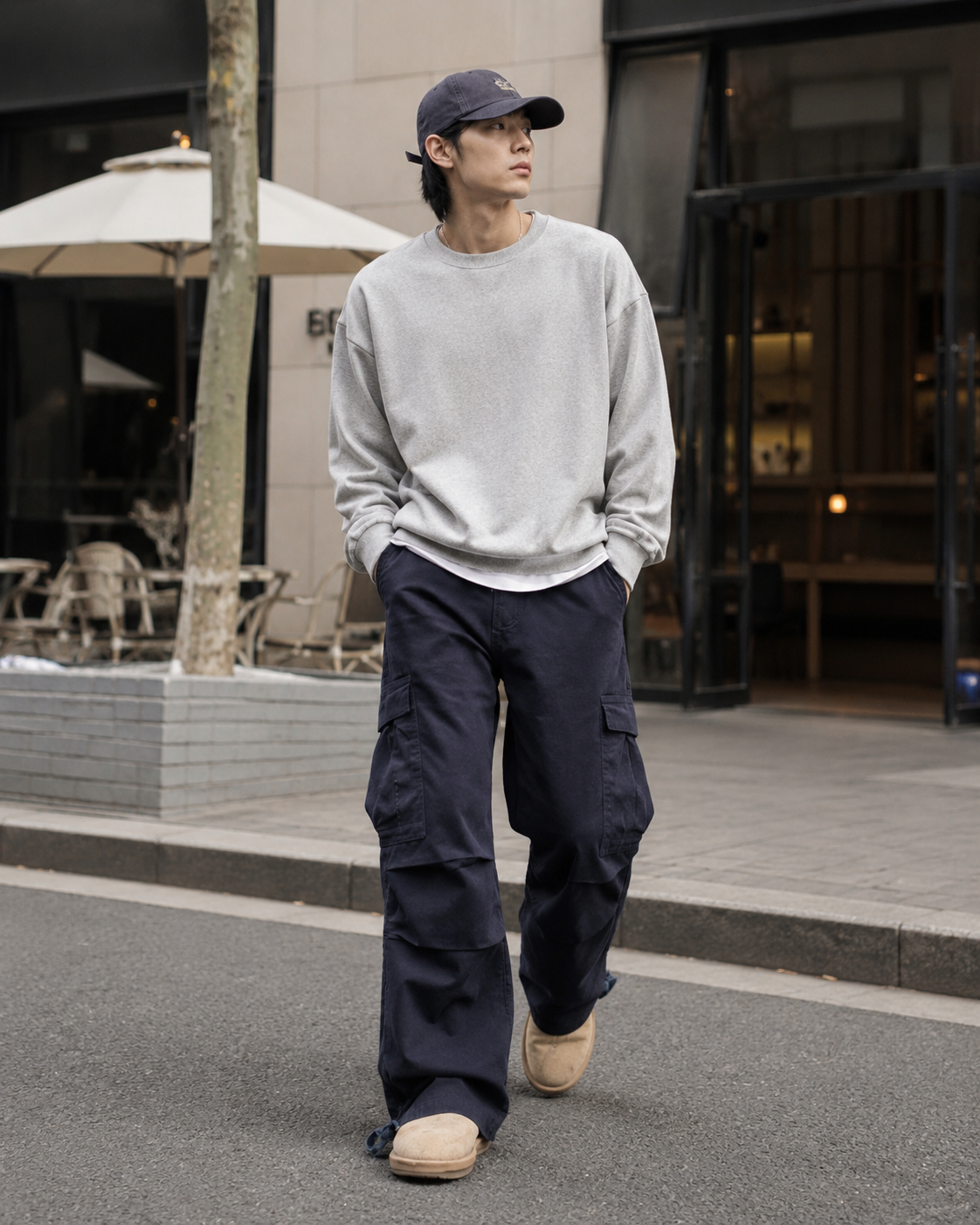 Men’s Loose Straight-Leg Denim