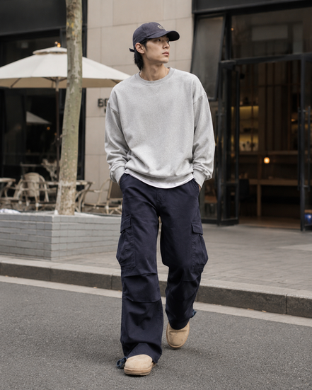 Men’s Loose Straight-Leg Denim