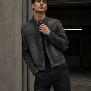 Men’s Deconstructed Street Denim Jacket