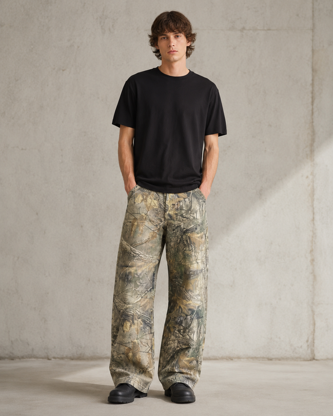 Men’s Fleece-Lined Woodland Denim