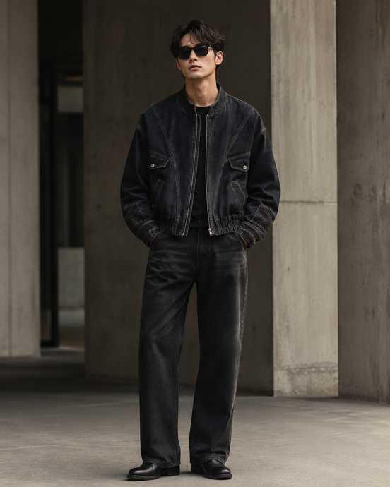Men’s Multi-Pocket Denim Jacket