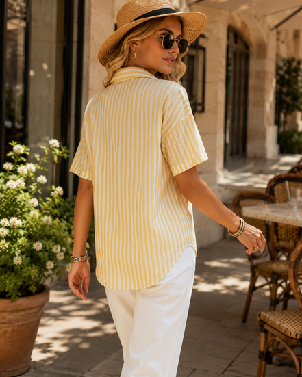 Women’s Casual Stripped Shirt