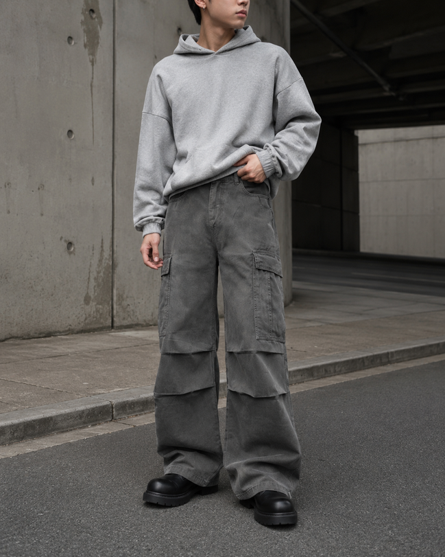 Men’s Loose Straight-Leg Denim