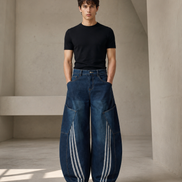 Men’s Scimitar Wide Leg Denim