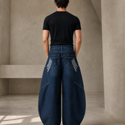 Men’s Scimitar Wide Leg Denim