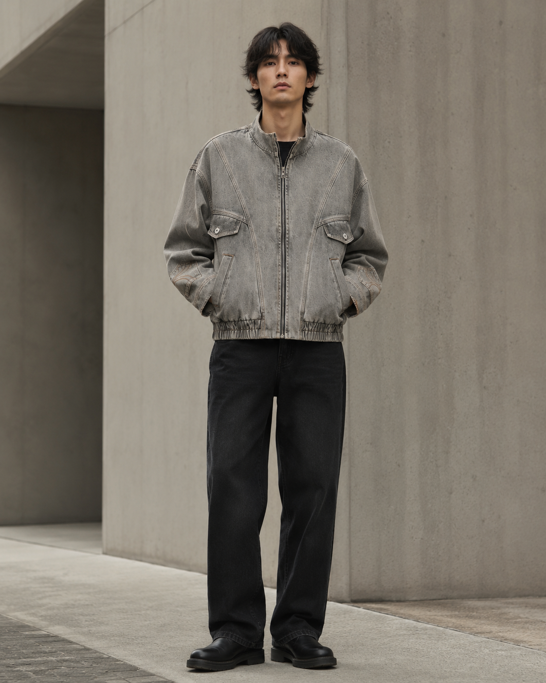 Men’s Multi-Pocket Denim Jacket