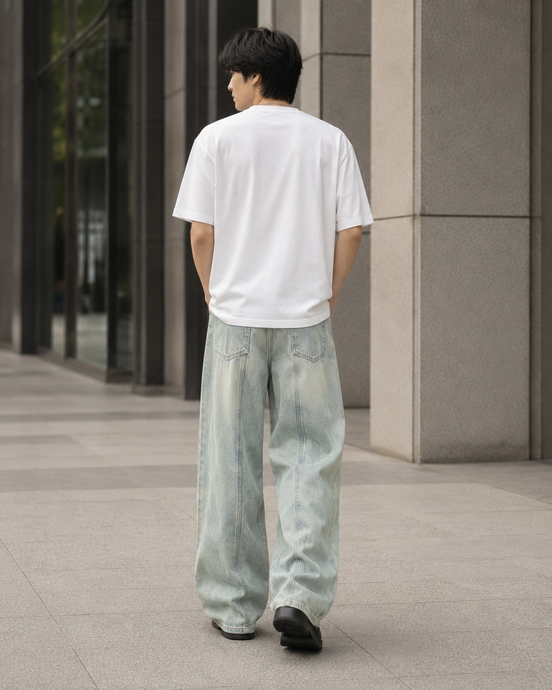 Men’s Relaxed Panel Denim