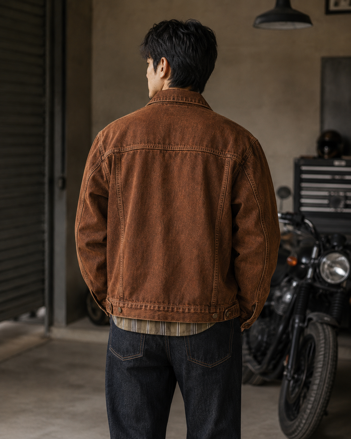 Men’s Retro Workwear Denim Jacket