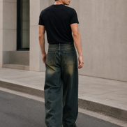 Men’s Washed Casual Denim