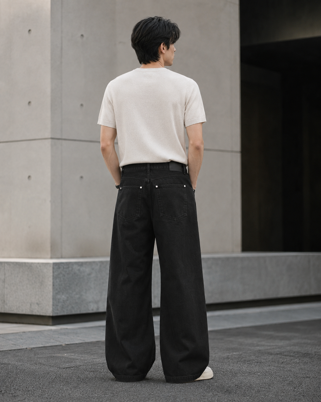 Men’s Washed Casual Denim