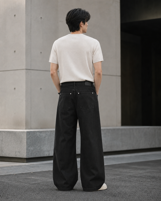 Men’s Washed Casual Denim