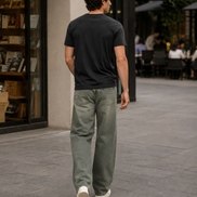 Men’s Straight Washed Denim